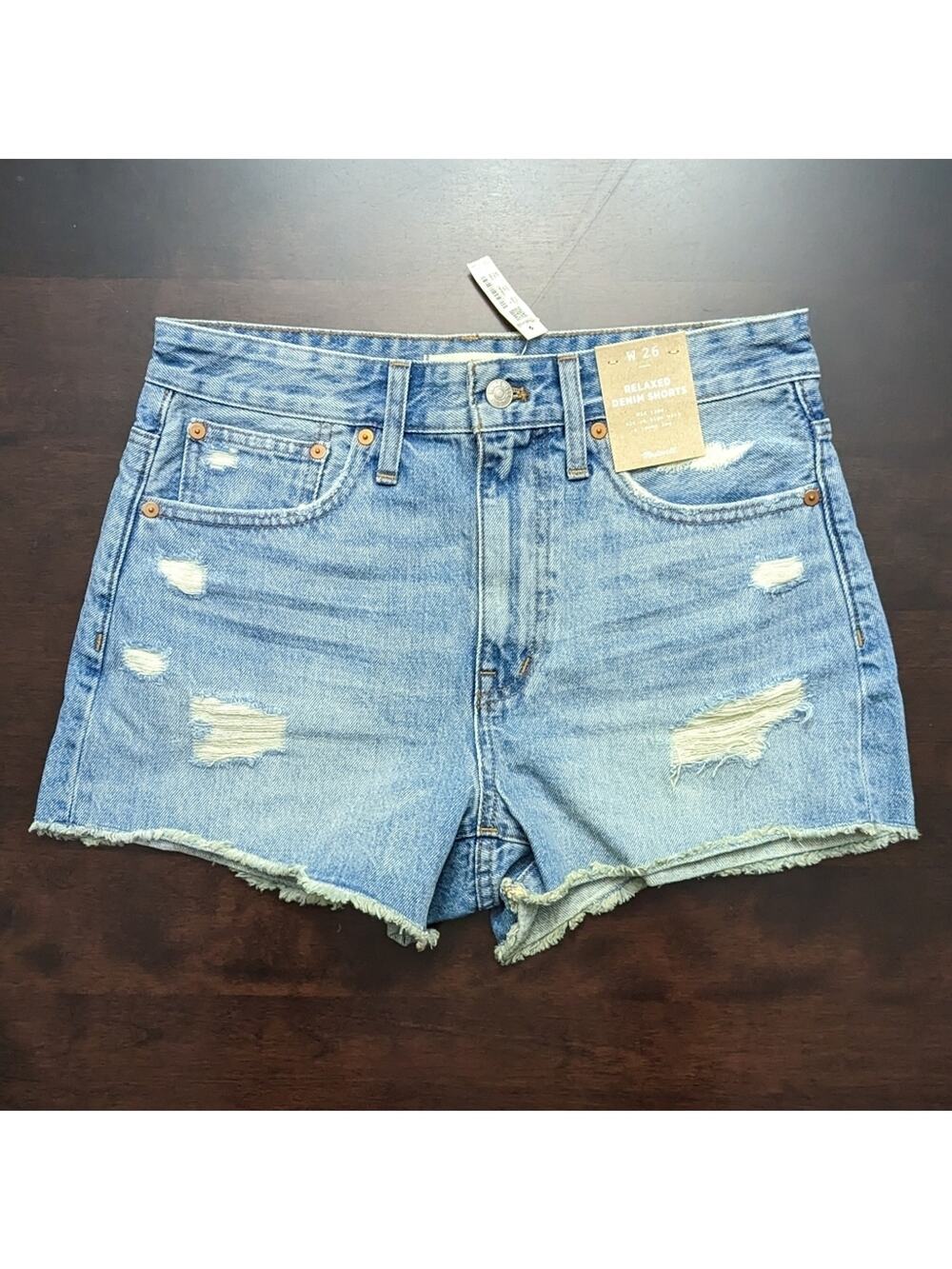 NWT Madewell Relaxed Denim Shorts